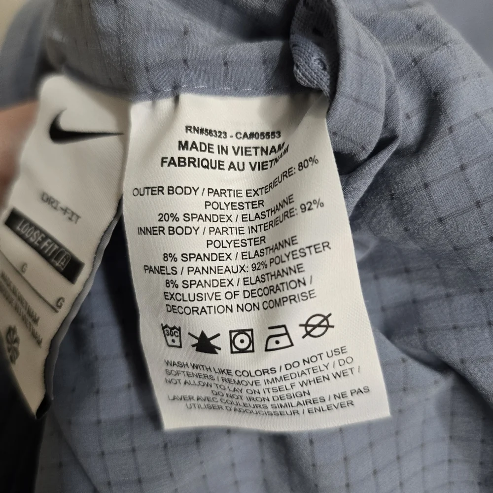 Nike Sabrina Jacket Mens Medium, Large Blue Dri-FIT Reversible Bomber FV3164-493